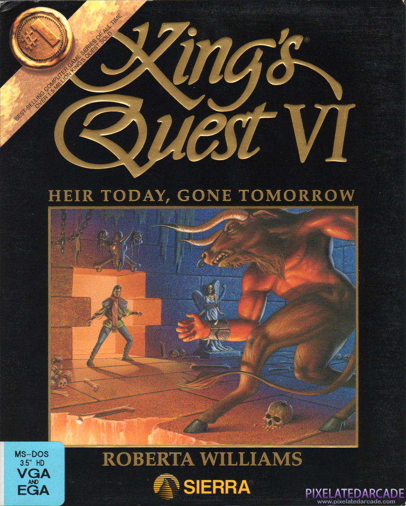King's Quest VI: Heir Today, Gone Tomorrow Cover Art: 