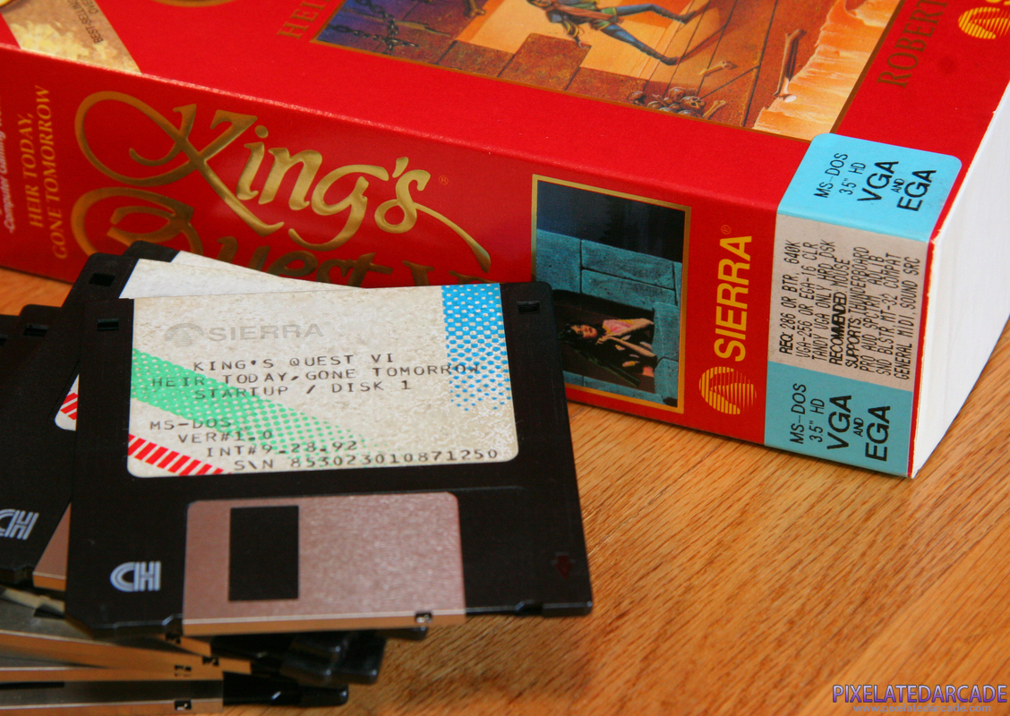 King's Quest VI: Heir Today, Gone Tomorrow Cover Art: 