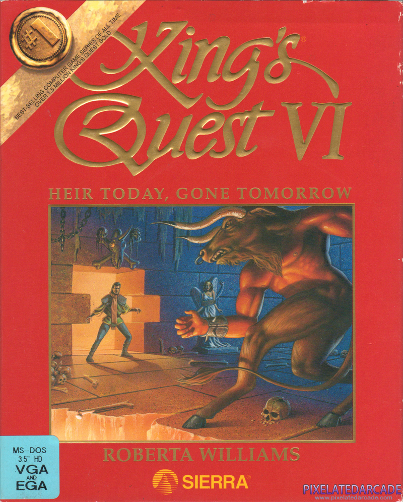 King's Quest VI: Heir Today, Gone Tomorrow Cover Art: King's Quest VI: Heir Today, Gone Tomorrow Cover Art: