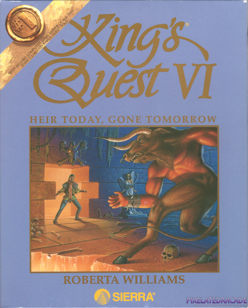 King's Quest VI: Heir Today, Gone Tomorrow Cover Art: 