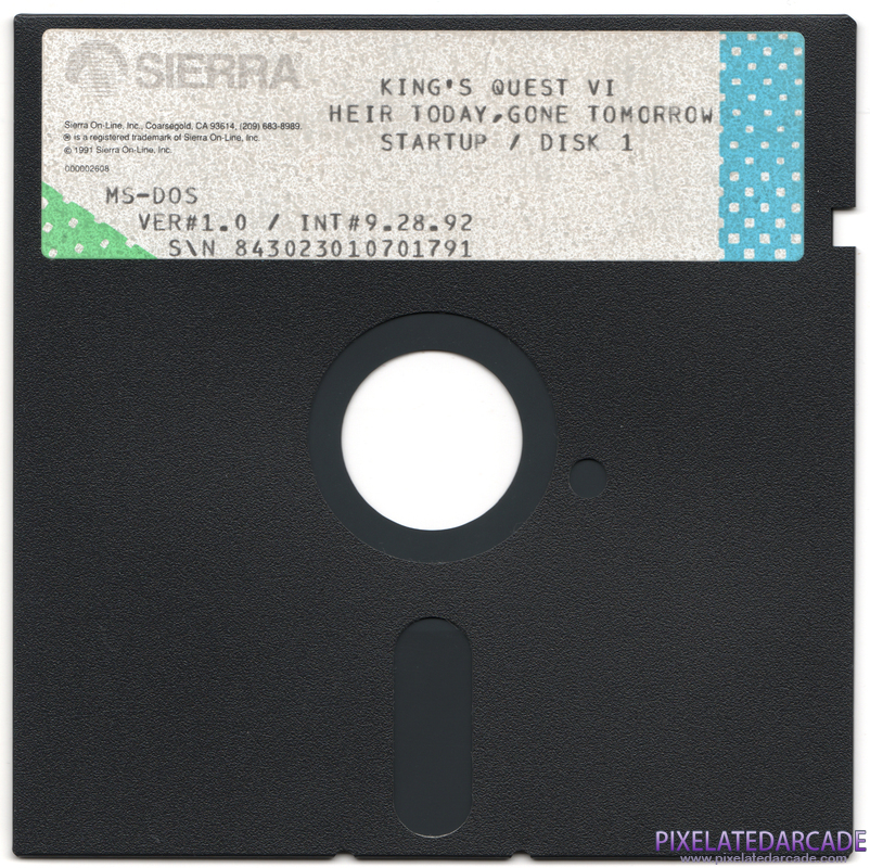 King's Quest VI: Heir Today, Gone Tomorrow Cover Art: Disk 1 of 11