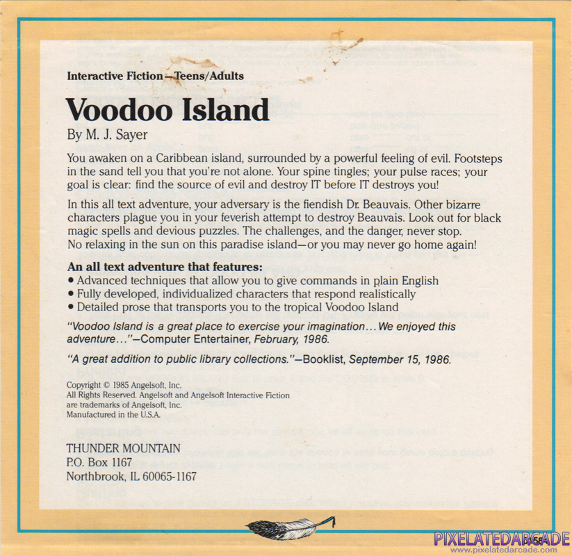 Voodoo Island Cover Art: 
