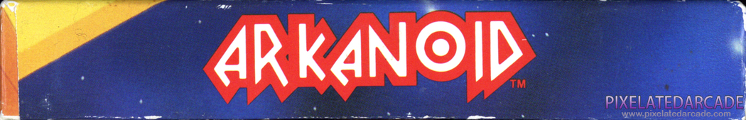 Arkanoid Cover Art: Bottom Spine Arkanoid Cover Art: Bottom Spine