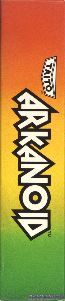 Arkanoid Cover Art: Left Spine Arkanoid Cover Art: Left Spine