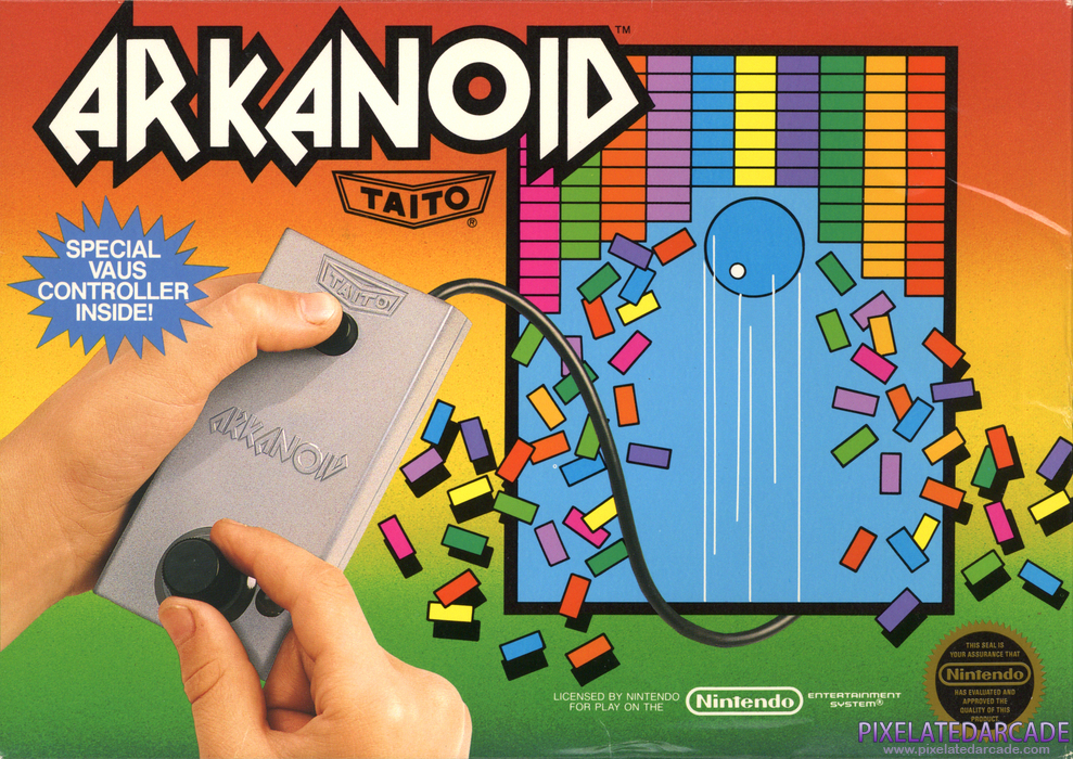 Arkanoid Cover Art: Arkanoid Cover Art: