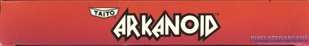 Arkanoid Cover Art: Top Spine Arkanoid Cover Art: Top Spine