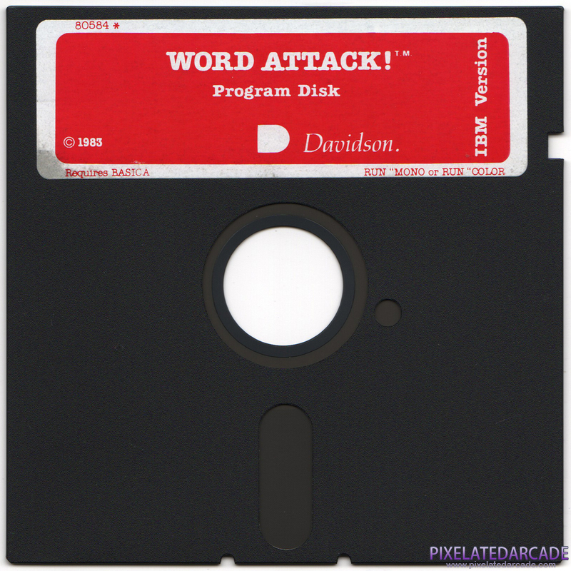 Word Attack! Cover Art: Disk 1 of 2