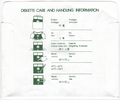 Disk Sleeve - Back