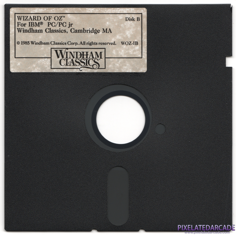 Wizard of Oz, The Cover Art: 5.25" disk 2 of 2 Wizard of Oz, The Cover Art: 5.25" disk 2 of 2
