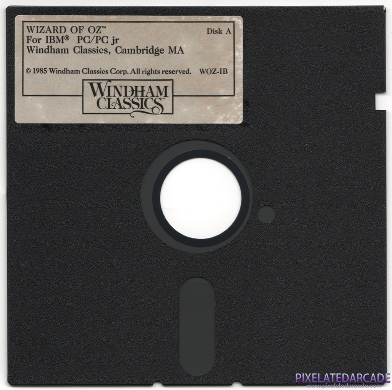 Wizard of Oz, The Cover Art: 5.25" disk 1 of 2 Wizard of Oz, The Cover Art: 5.25" disk 1 of 2