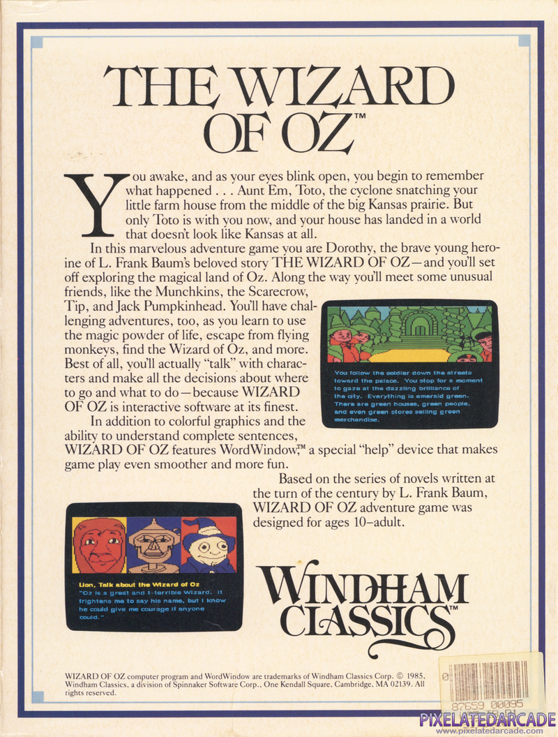 Wizard of Oz, The Cover Art: Wizard of Oz, The Cover Art: