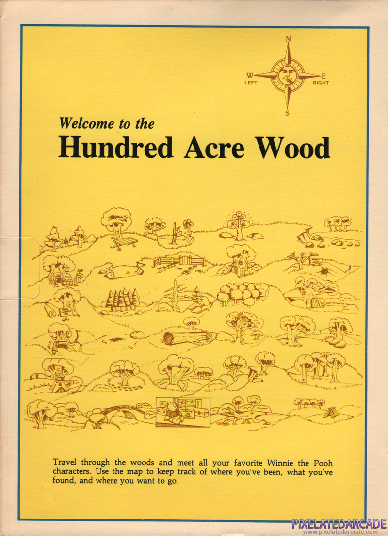 Winnie the Pooh in the Hundred Acre Wood Cover Art: Left Side