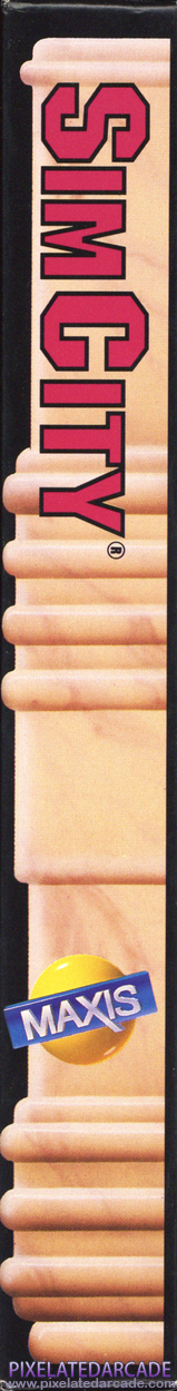 SimCity Cover Art: Right Spine