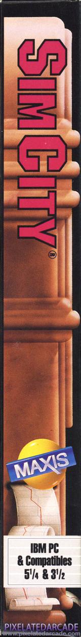 SimCity Cover Art: Left Spine SimCity Cover Art: Left Spine