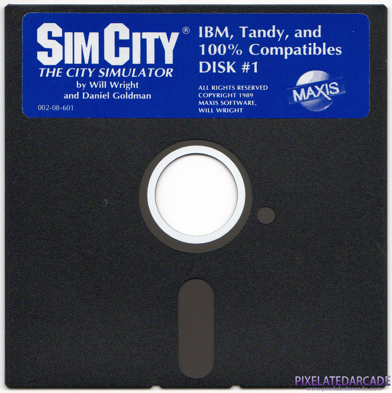 SimCity Cover Art: Disk 1 of 2 SimCity Cover Art: Disk 1 of 2