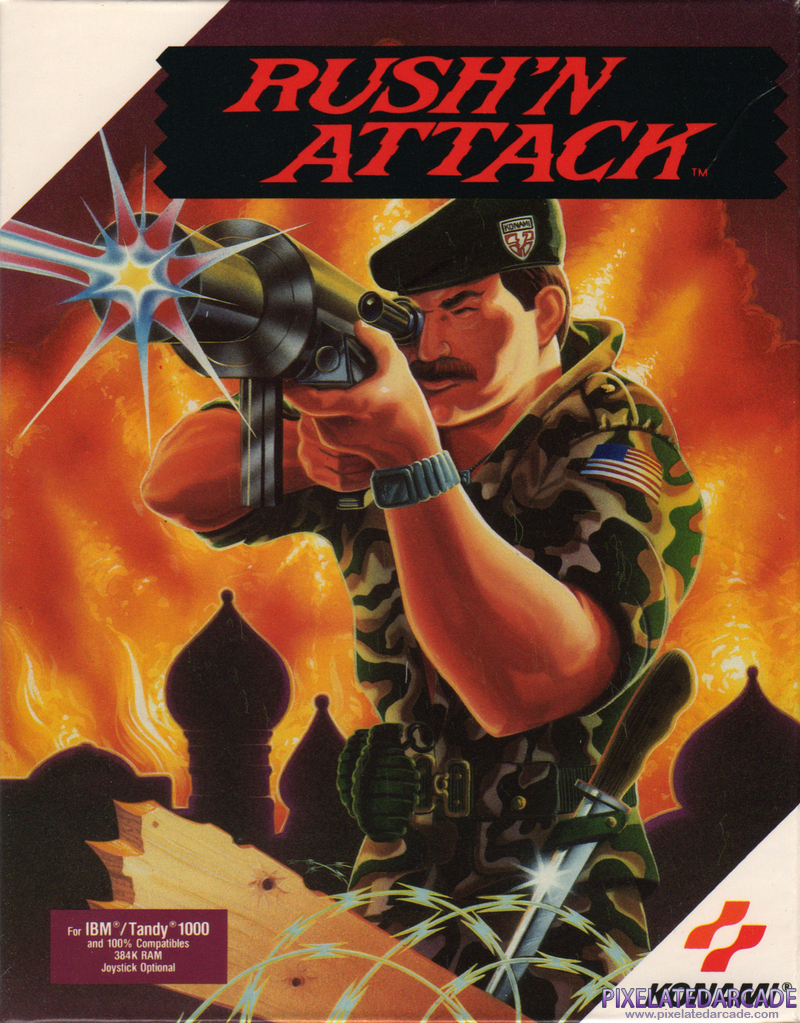 Rush'n Attack Cover Art: Rush'n Attack Cover Art:
