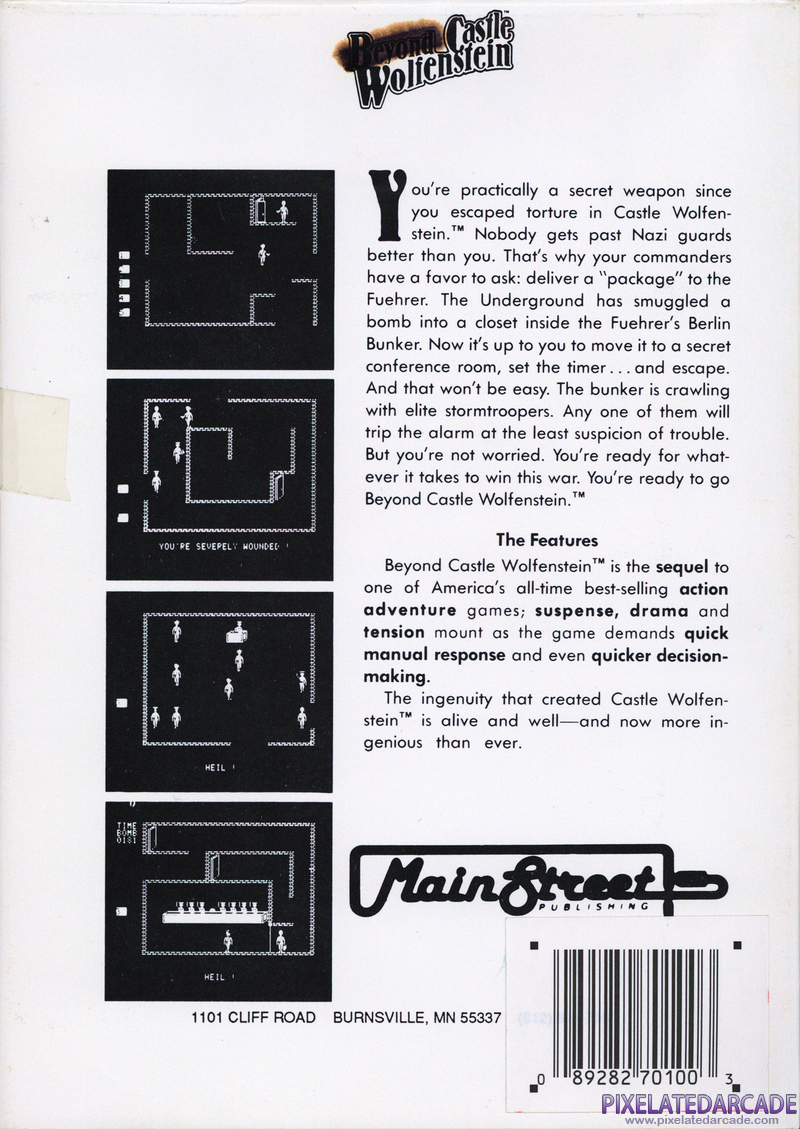 Castle Wolfenstein Cover Art: 