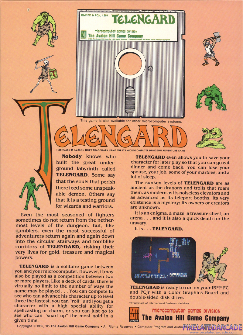 Telengard Cover Art: Telengard Cover Art: