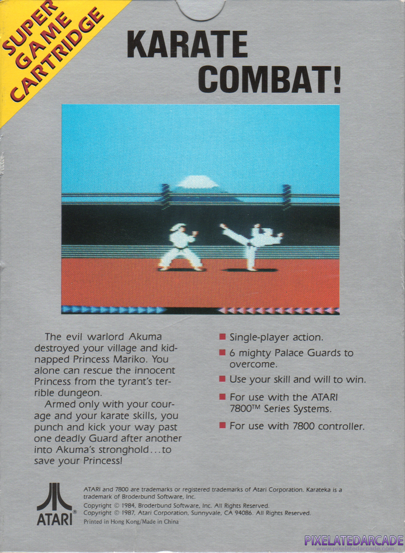 Karateka Cover Art: Karateka Cover Art: