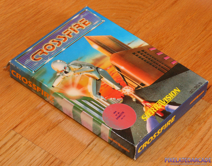Crossfire Cover Art: Crossfire IBM PCjr version box Crossfire Cover Art: Crossfire IBM PCjr version box