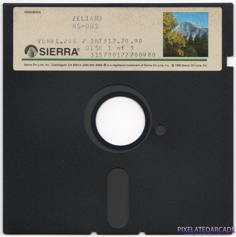 Zeliard Cover Art: Disk 1 of 3 Zeliard Cover Art: Disk 1 of 3