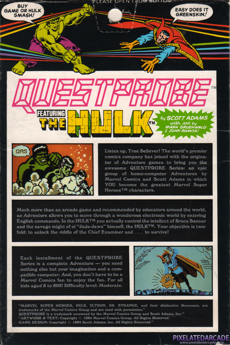 Questprobe featuring The Hulk Cover Art: Questprobe featuring The Hulk Cover Art: