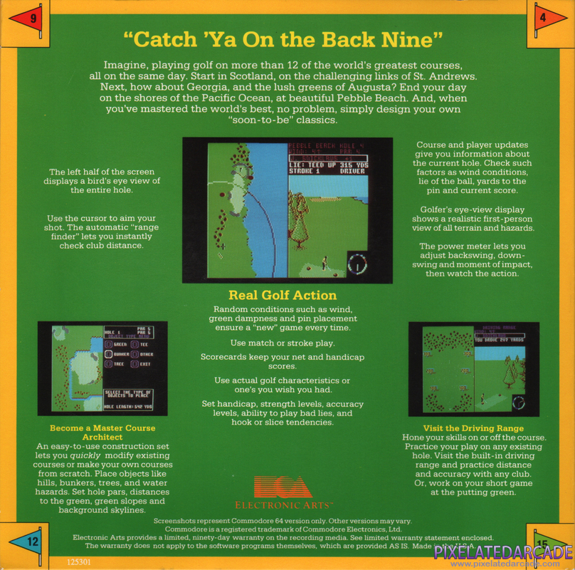 World Tour Golf Cover Art: World Tour Golf Cover Art: