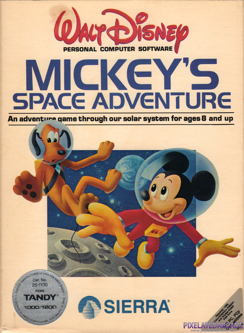 Mickey's Space Adventure Cover Art: Mickey's Space Adventure Cover Art: