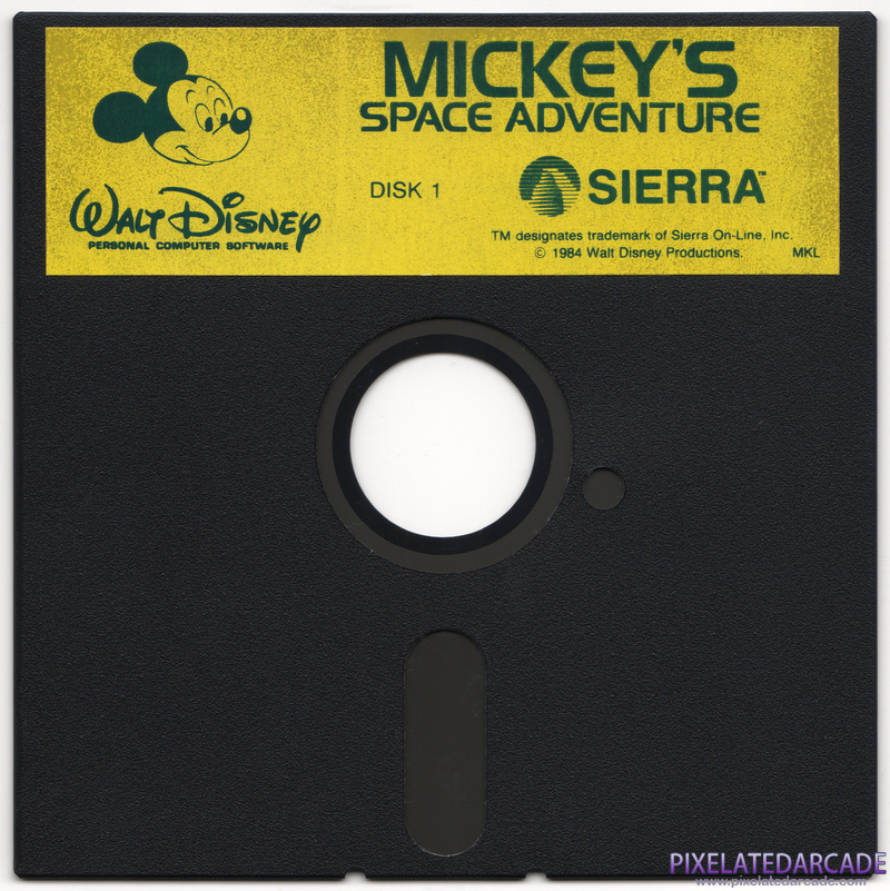 Mickey's Space Adventure Cover Art: Disk 1 of 2 Mickey's Space Adventure Cover Art: Disk 1 of 2