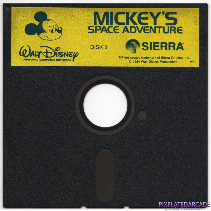 Mickey's Space Adventure Cover Art: Disk 2 of 2 Mickey's Space Adventure Cover Art: Disk 2 of 2