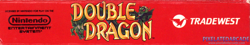 Double Dragon Cover Art: Top Spine Double Dragon Cover Art: Top Spine