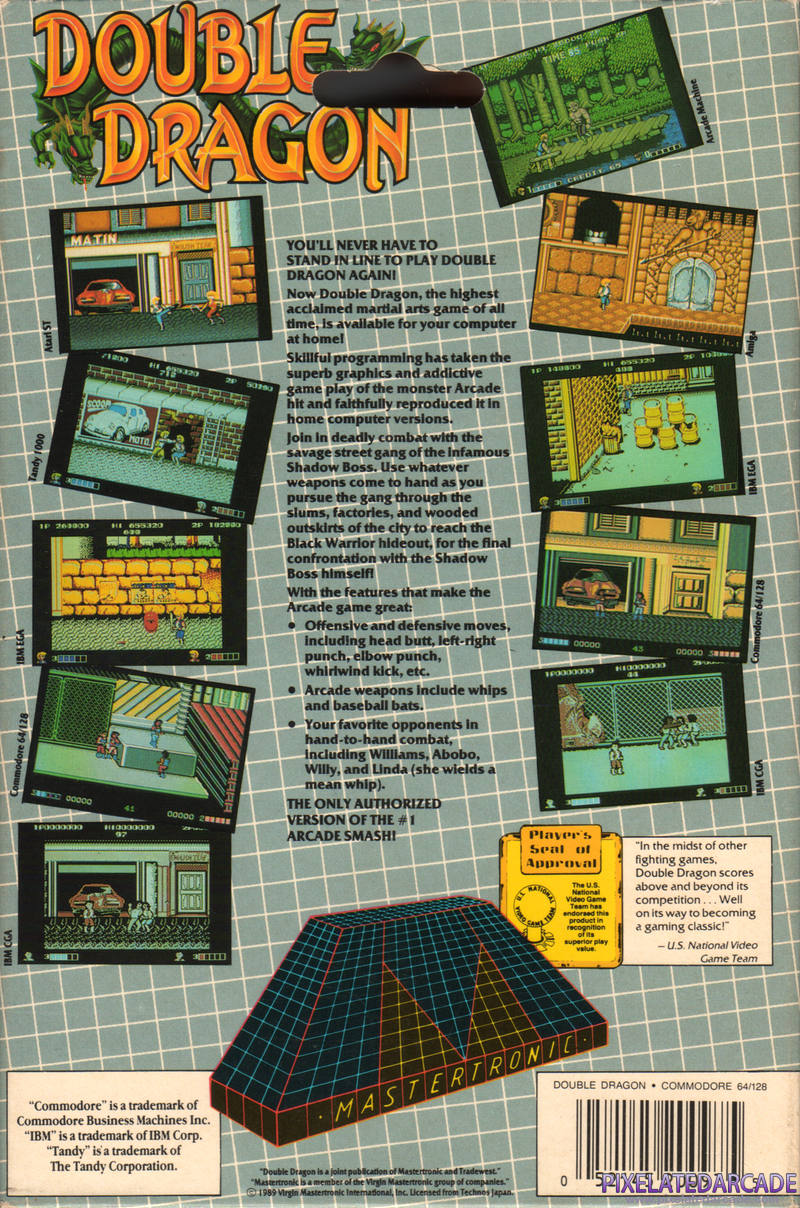 Double Dragon Cover Art: Double Dragon Cover Art: