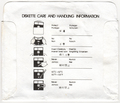 Disk Sleeve - Back