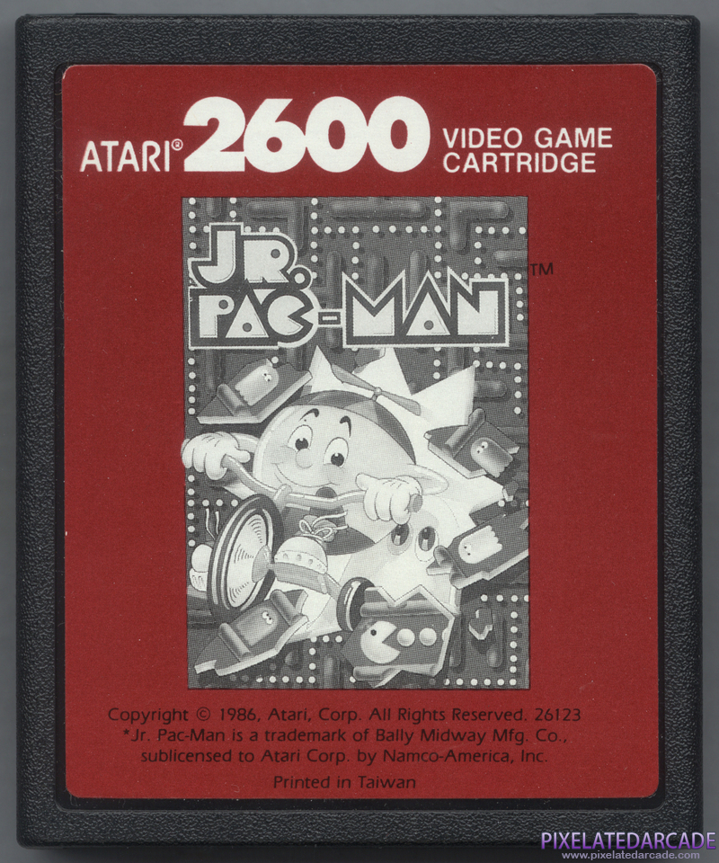 Jr. Pac-Man Cover Art: Front Jr. Pac-Man Cover Art: Front