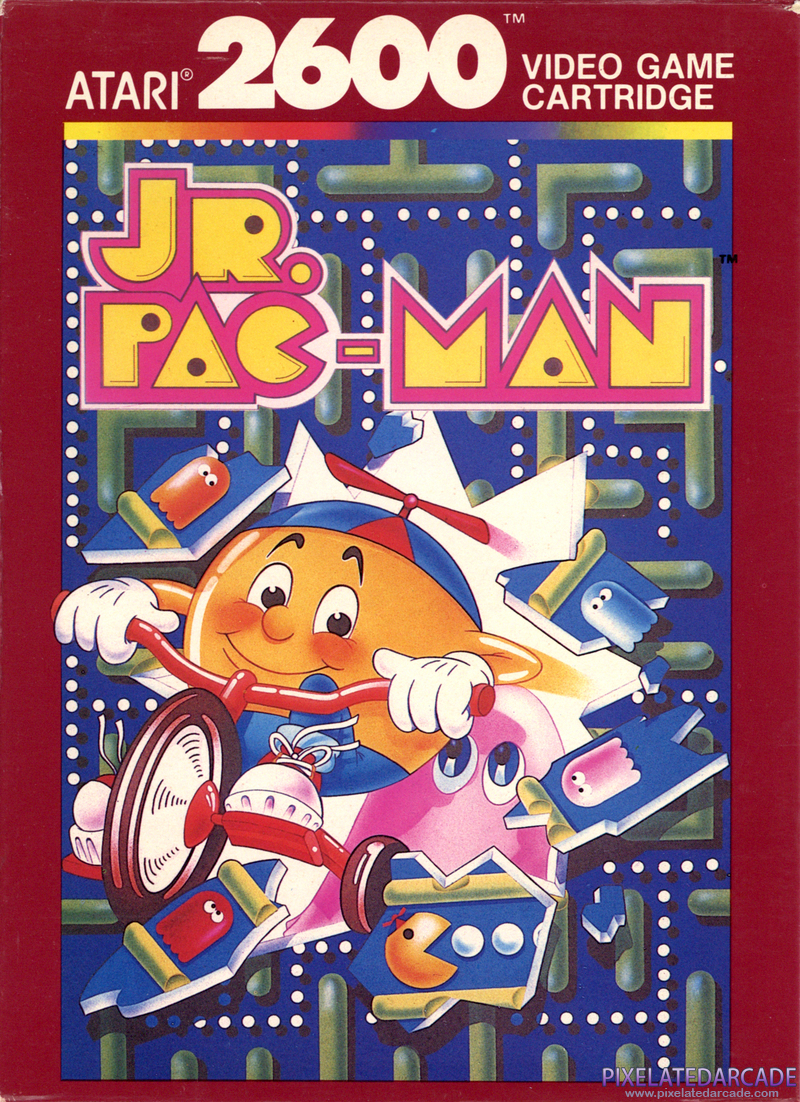 Jr. Pac-Man Cover Art: Jr. Pac-Man Cover Art:
