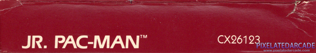 Jr. Pac-Man Cover Art: Top Spine Jr. Pac-Man Cover Art: Top Spine