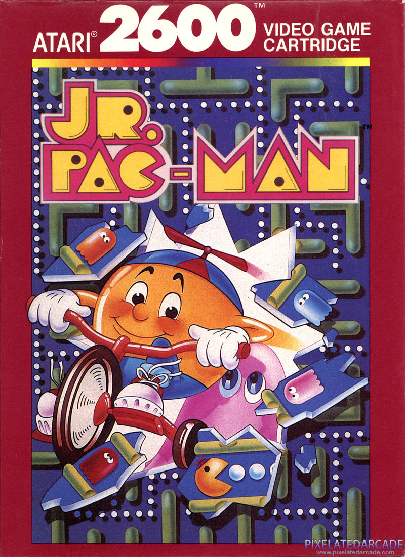Jr. Pac-Man Cover Art: Jr. Pac-Man Cover Art: