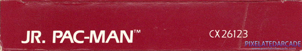 Jr. Pac-Man Cover Art: Top Spine Jr. Pac-Man Cover Art: Top Spine
