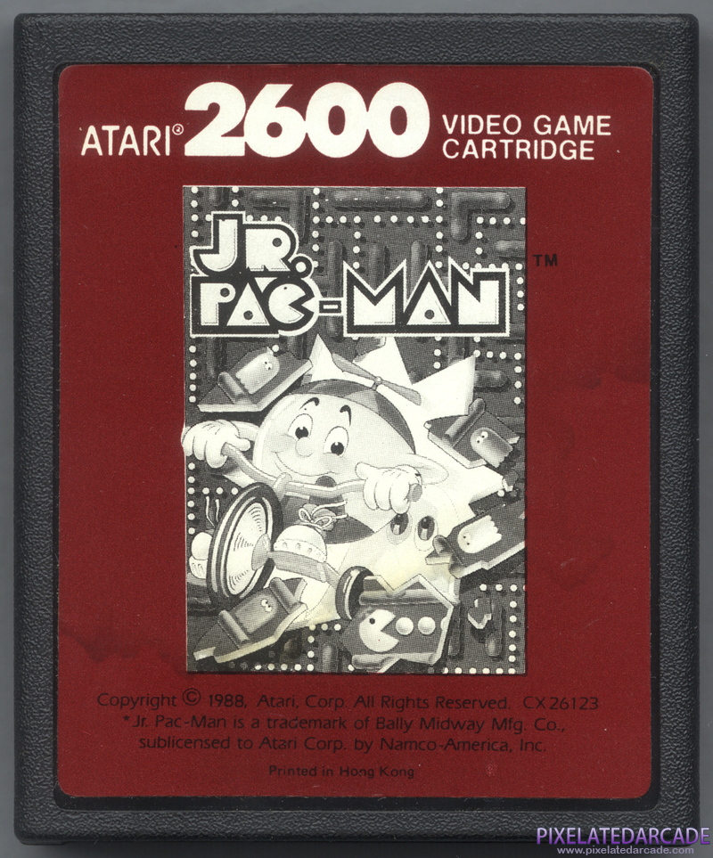 Jr. Pac-Man Cover Art: Front Jr. Pac-Man Cover Art: Front