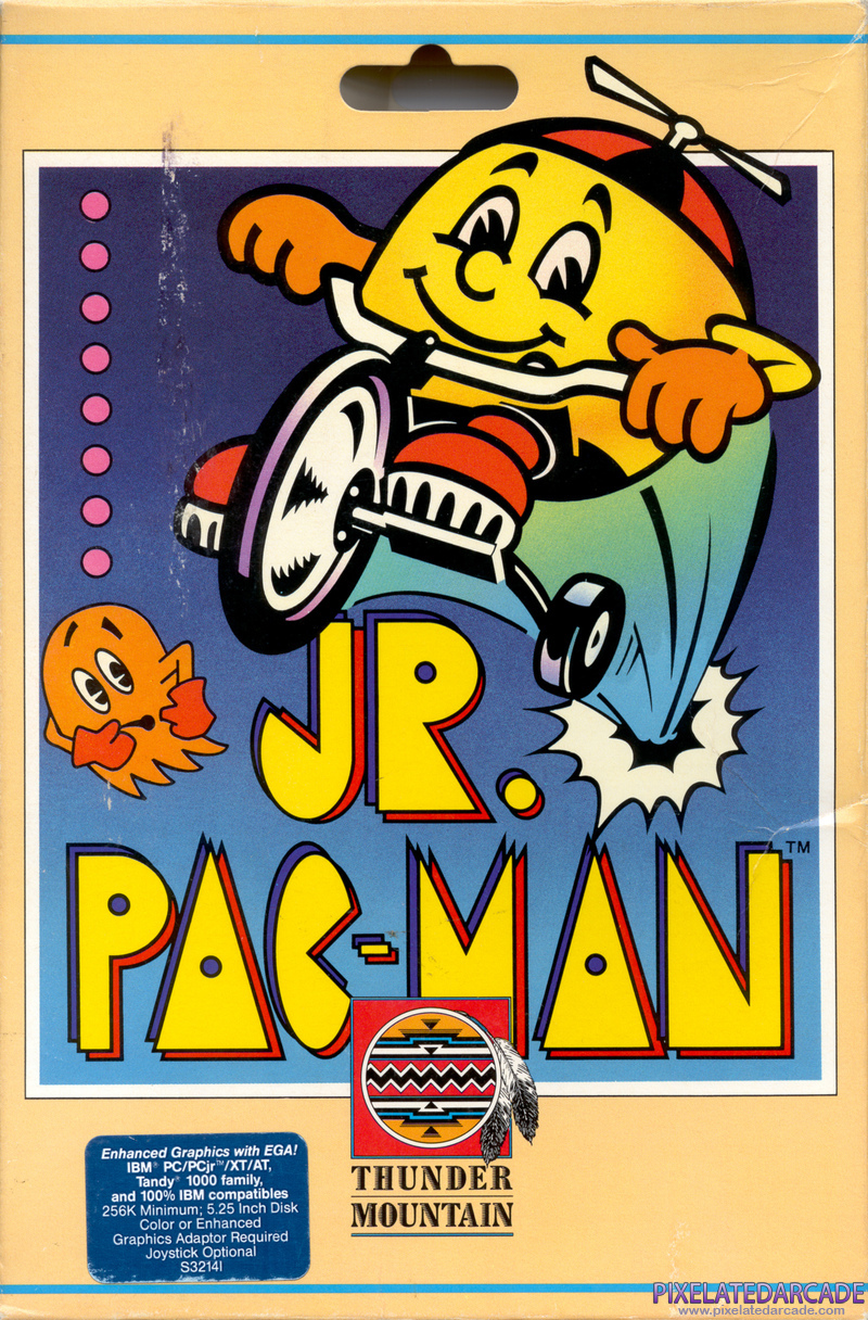 Jr. Pac-Man Cover Art: Jr. Pac-Man Cover Art: