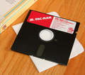 Photo - Jr. Pac-Man game disk
