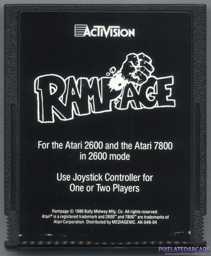 Rampage Cover Art: Front Rampage Cover Art: Front