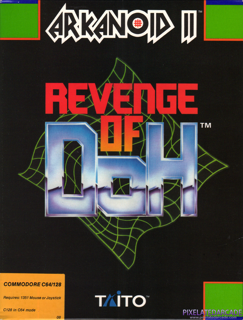 Arkanoid 2: Revenge of DOH Cover Art: Arkanoid 2: Revenge of DOH Cover Art: