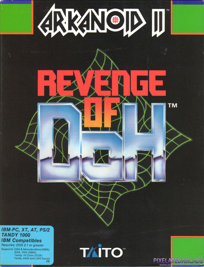 Arkanoid 2: Revenge of DOH Cover Art: Arkanoid 2: Revenge of DOH Cover Art: