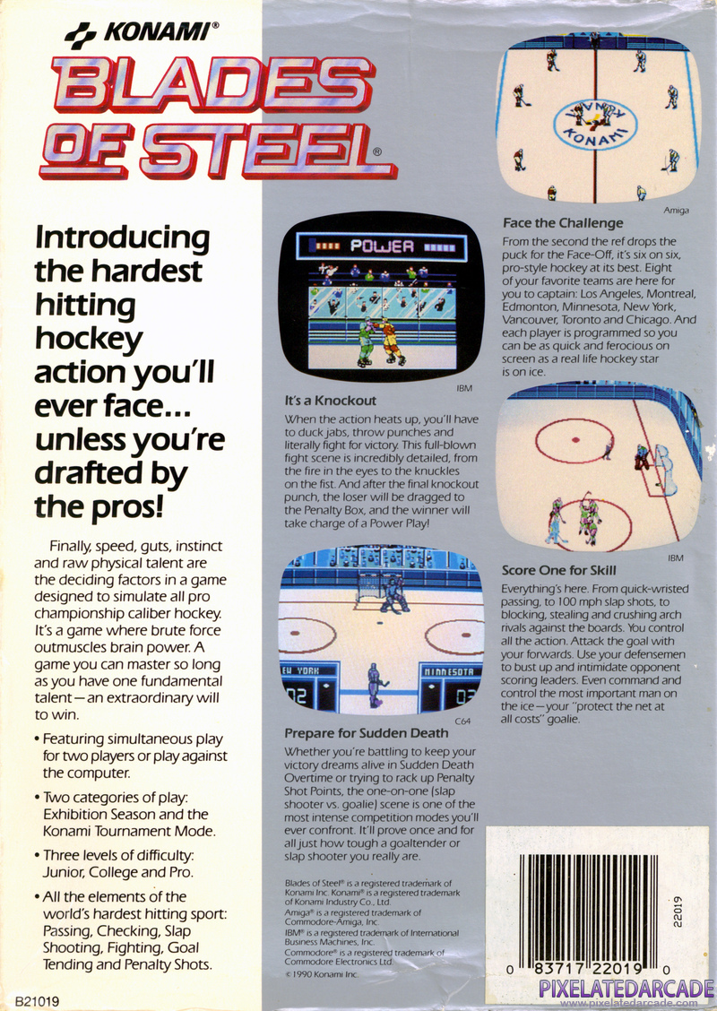 Blades of Steel Cover Art: Blades of Steel Cover Art: