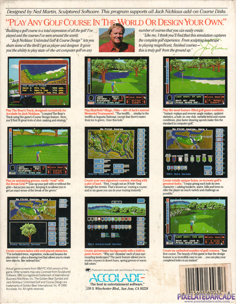 Jack Nicklaus' Unlimited Golf & Course Design Cover Art: Jack Nicklaus' Unlimited Golf & Course Design Cover Art: