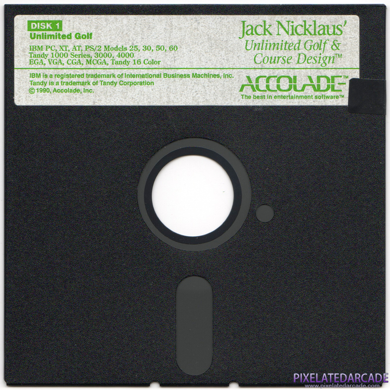 Jack Nicklaus' Unlimited Golf & Course Design Cover Art: Disk 1 of 3 Jack Nicklaus' Unlimited Golf & Course Design Cover Art: Disk 1 of 3