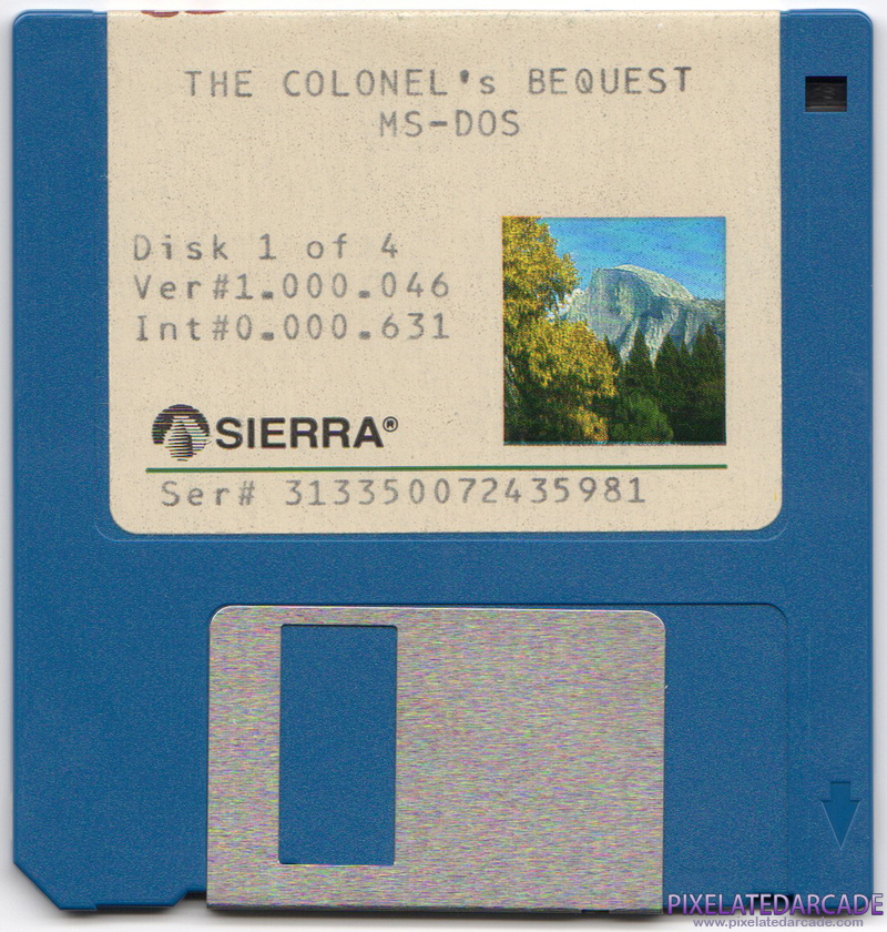 Colonel's Bequest, The Cover Art: Front Colonel's Bequest, The Cover Art: Front