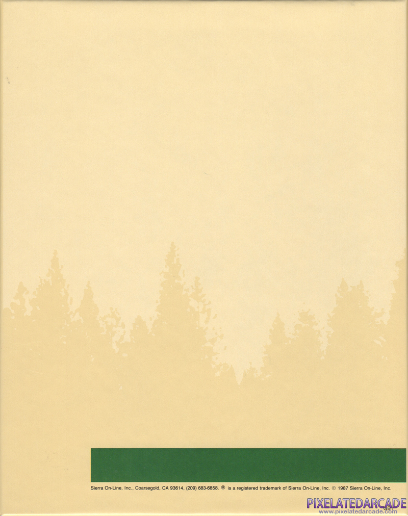 Colonel's Bequest, The Cover Art: Back Side Colonel's Bequest, The Cover Art: Back Side