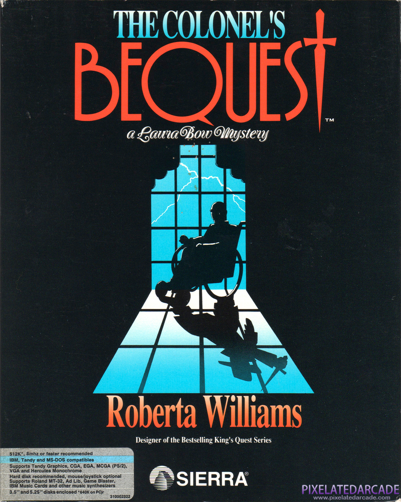 Colonel's Bequest, The Cover Art: Colonel's Bequest, The Cover Art:
